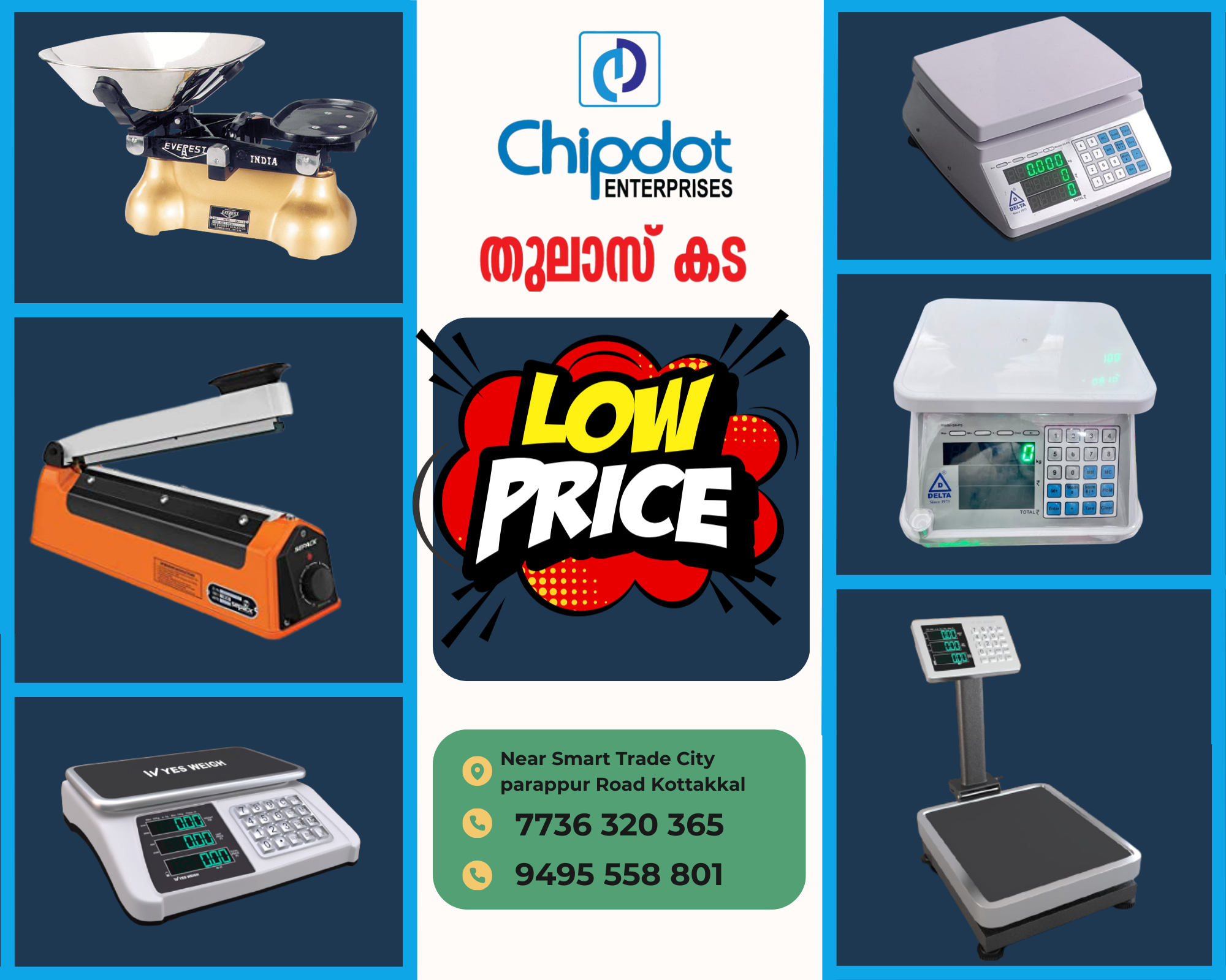 CHIPDOT തുലാസ് കട KOTTAKKAL